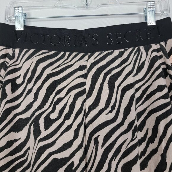 Victorias Secret Womens Medium High Waist Fleece Jogger Sweatpants Zebra Print - Picture 5 of 10